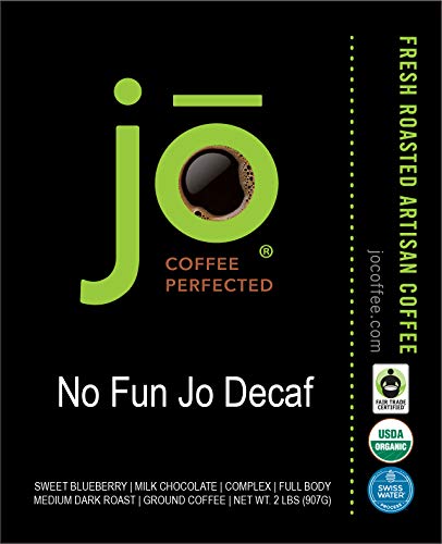 Swiss Water Processed Organic Fair Trade Decaf Ground Coffee, Medium Dark Roast