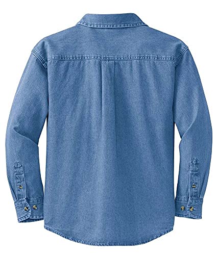Women's Long Sleeve Denim Shirts, Various Sizes